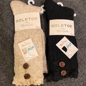 Lace Topped Boot Socks